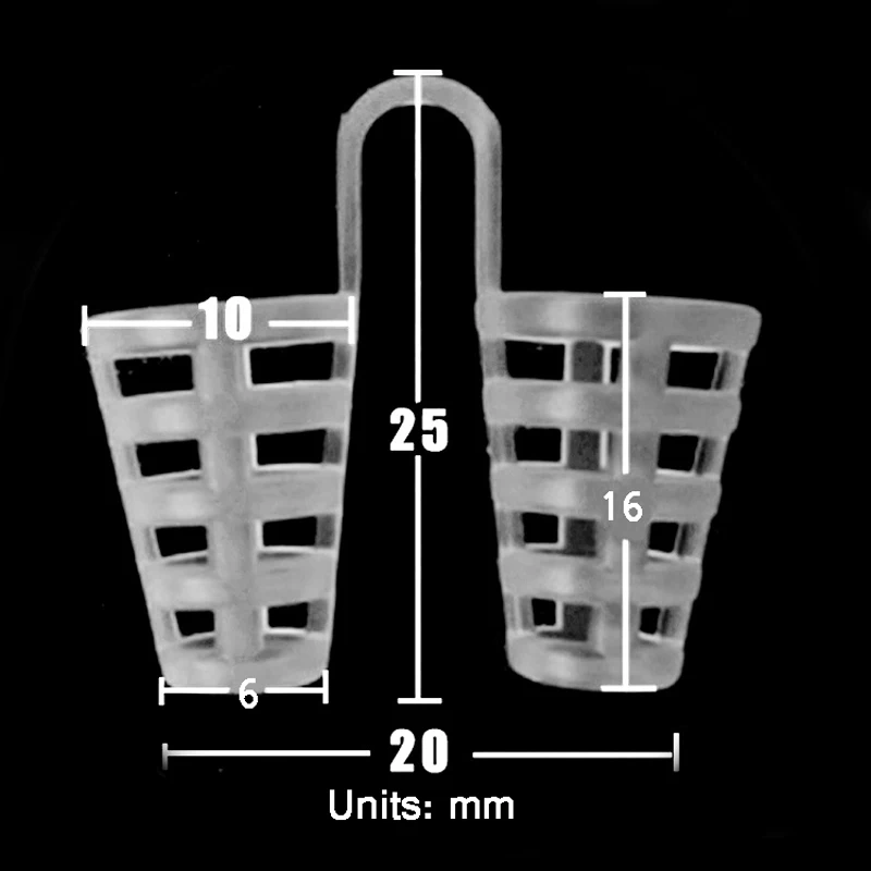 Acrylic Anti Snoring Breathe Easy Sleep Aid Nasal Dilators Nose Soft Plastic Device Anti Snoring Devices for Men and Women nostril opener dilators