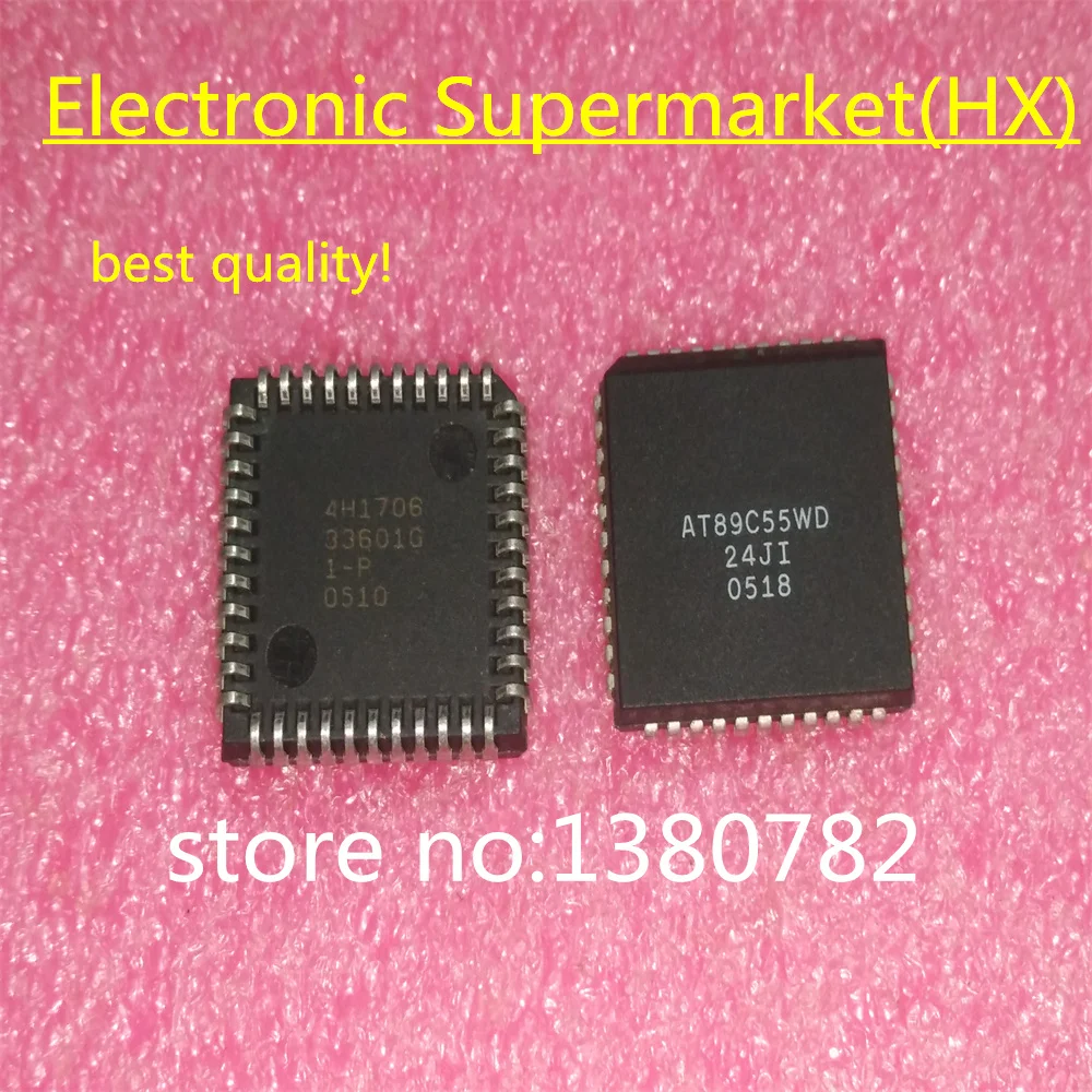 

Free Shipping 5pcs-20pcs AT89C55WD-24JI AT89C55WD-24JU AT89C55WD PLCC-44 IC In stock!