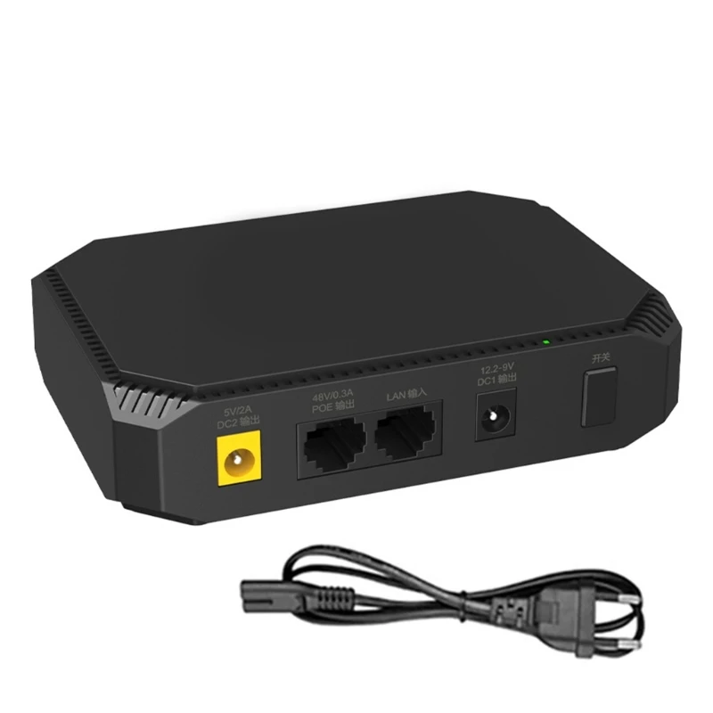 

UPS Uninterruptible Power Supply 2000mAh-3000mAh Power Banks for WIFI Modem/Routers, VOIP, Cameras POE DC55V Output