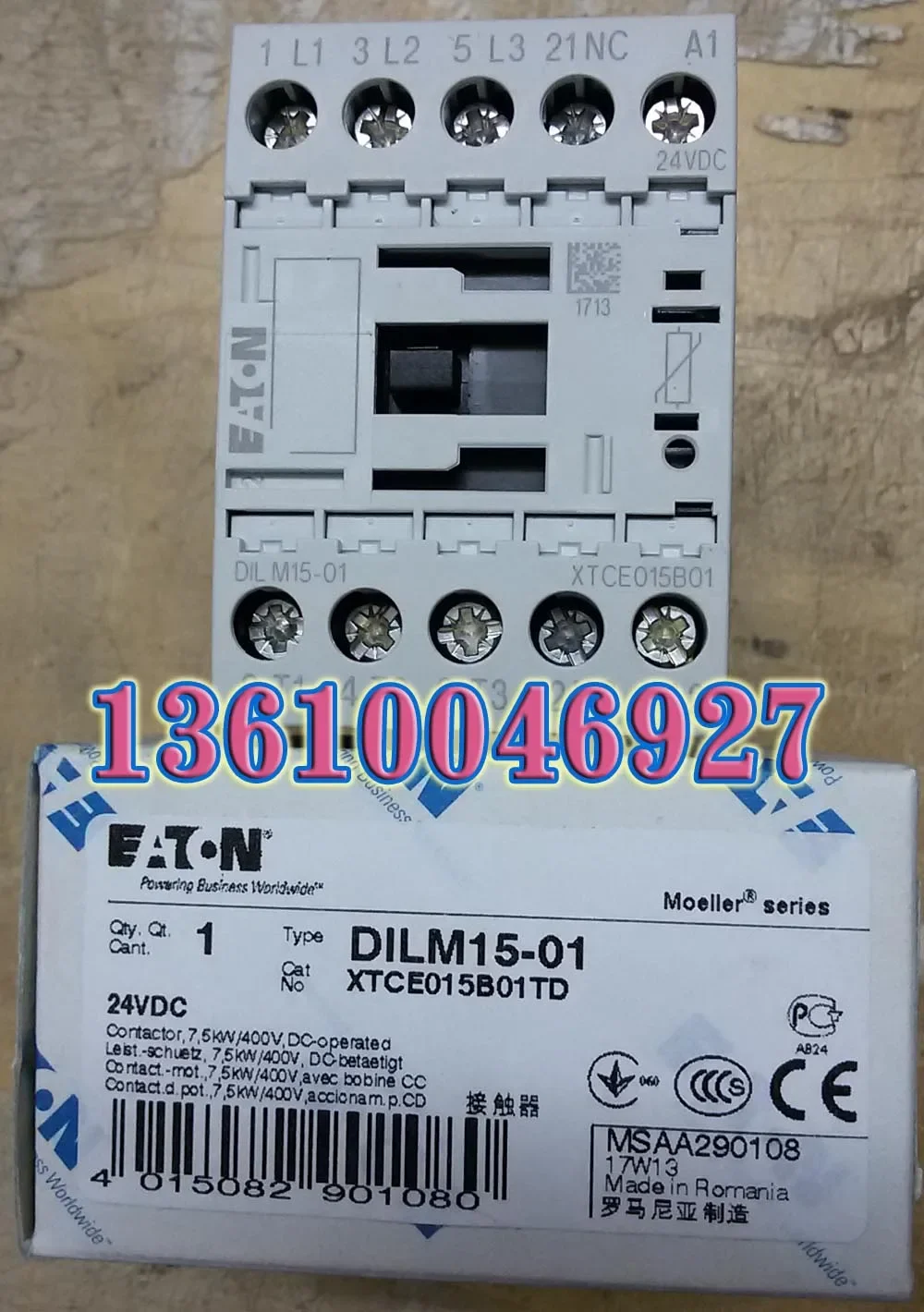 

DILM15-01(24VDC) new and original