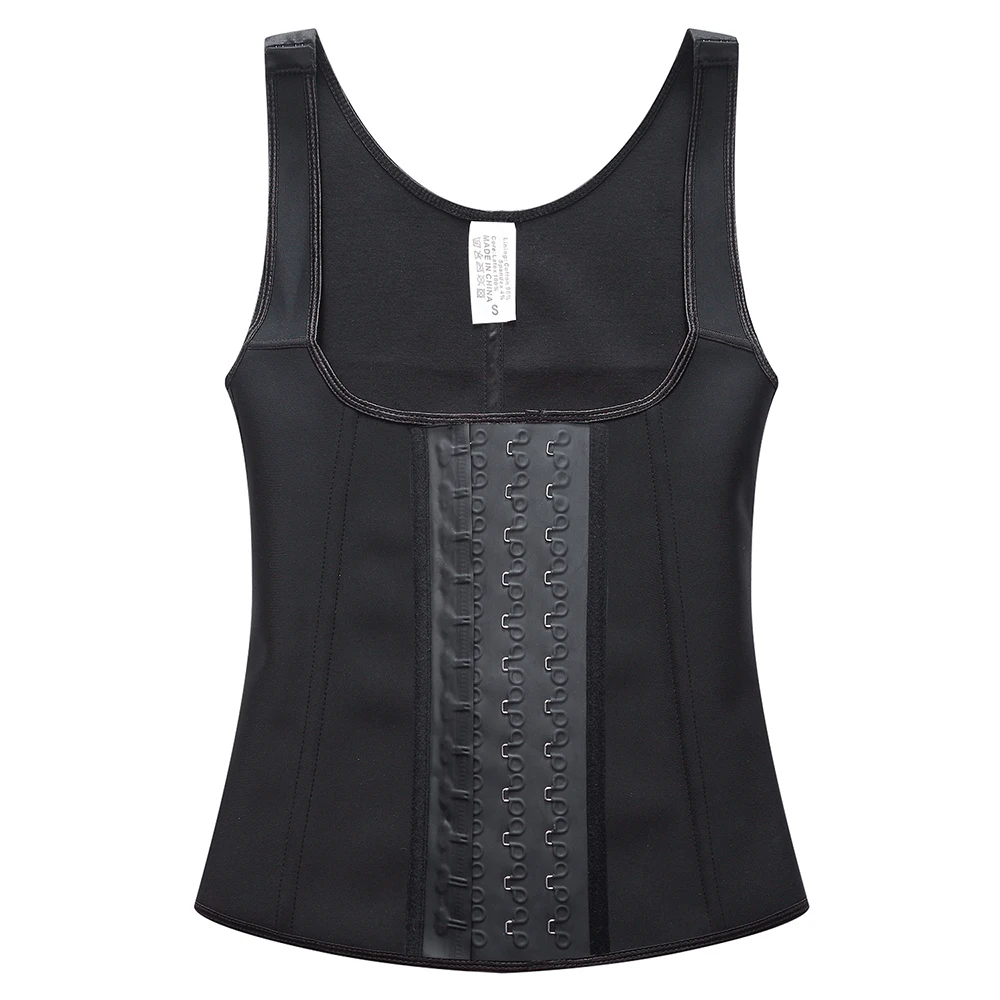 High Compression Waist Trainer Firm Control Body Shapewear Women Latex Sports Vest Slimming Corset Steel Bone Fajas Colombianas body shaper waist trainer