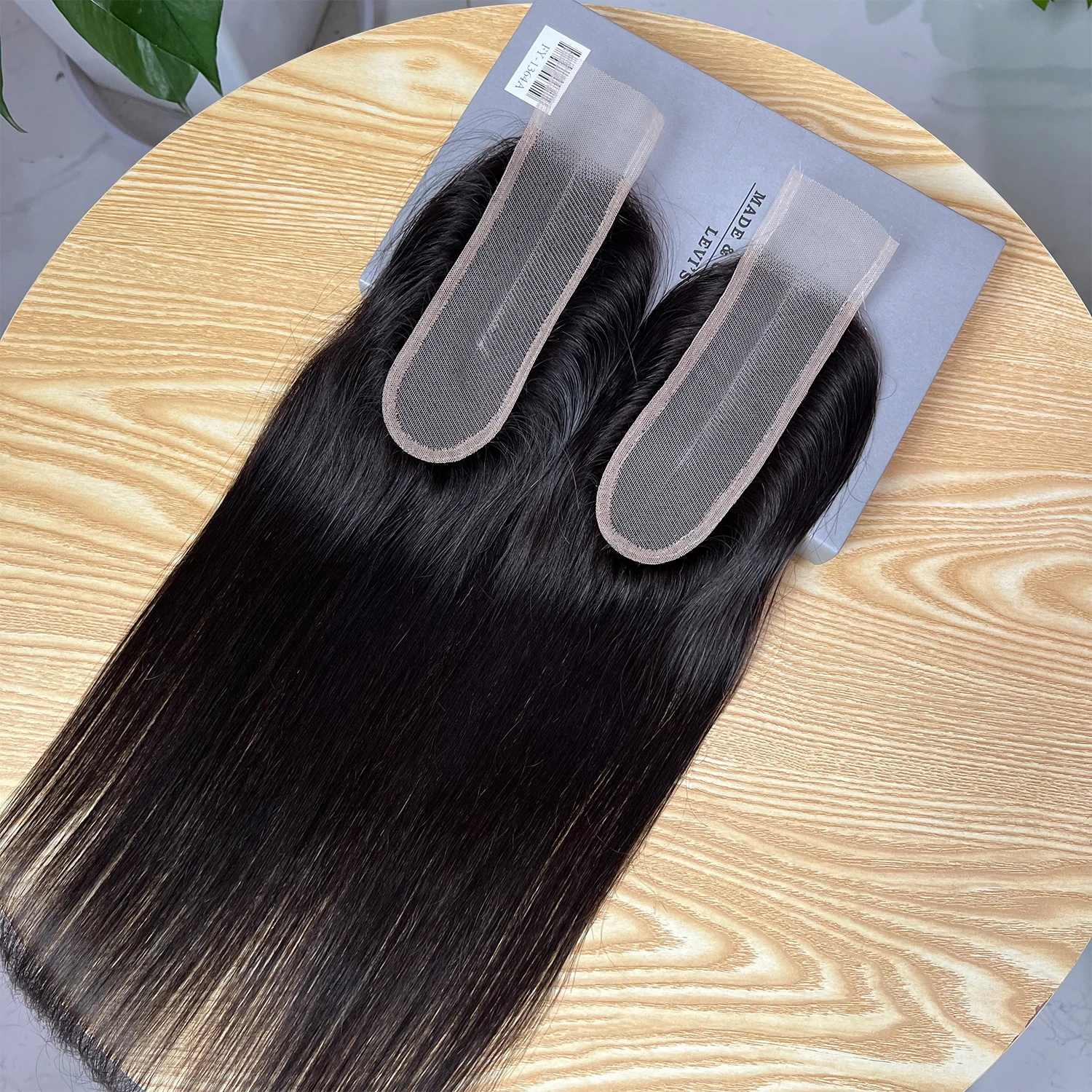 SWANEE 2x6 Lace Closure 12A Vietnamese Hair Straight 100% Human Hair Rtraight Lace Frontal Closure Natural Color Remy