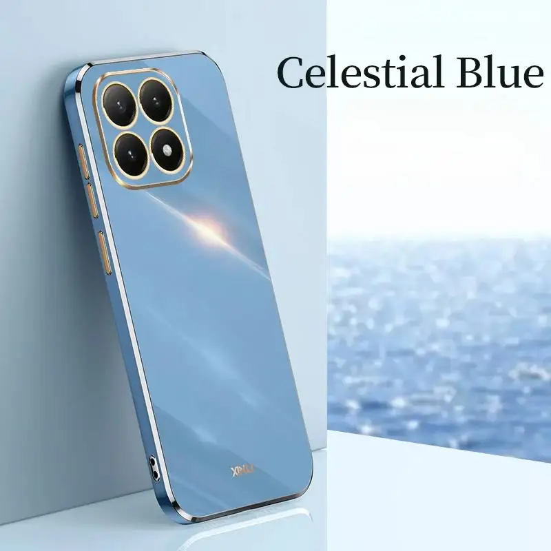 Retro Solid Color Frosted Skin Feel Shield Pouch