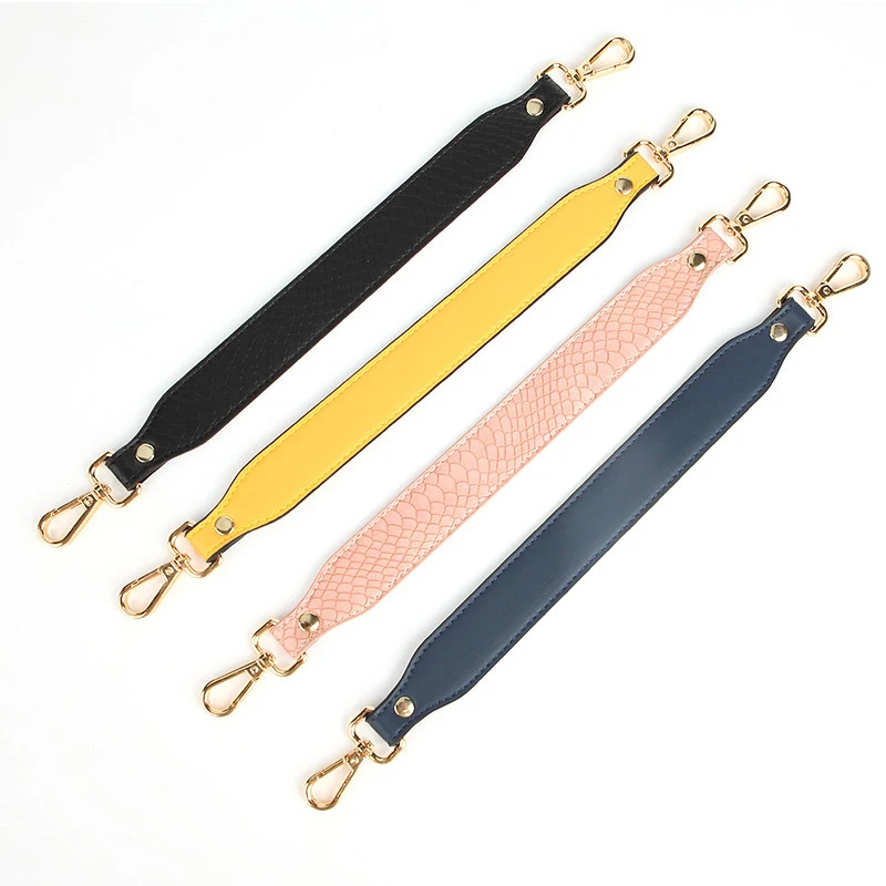 

37cm Pu Leather Shoulder Strap Black Handbag Bag Belt Diy Bags Handle Replacement Bag Short Straps Lady Handbags Accessories
