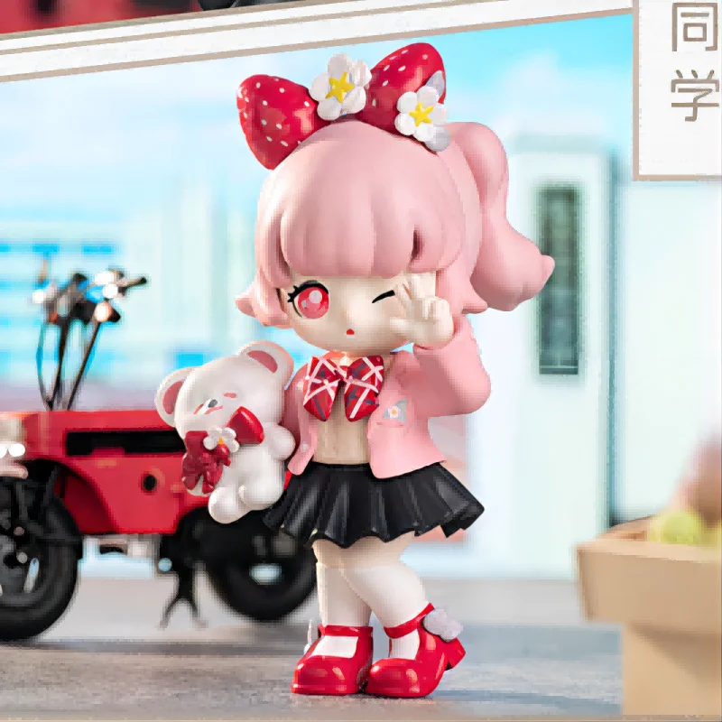 

Tangna Campus Wear Series JK Fashion BDJ Blind Box Action Anime Figures Kawaii Desk Surprise Doll Toy for Girl Gifts Cute Model