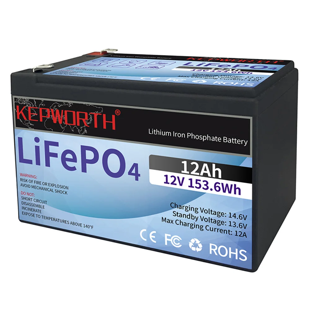 

Lifepo4 Battery 12V 6Ah 10Ah 12Ah 20Ah 25Ah 30Ah Lithium Iron Phosphate Pack Batteries For Solar Battery Energy Storage System