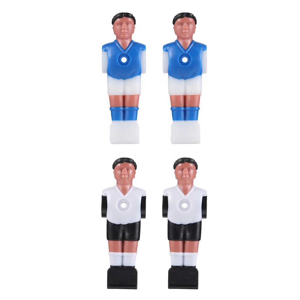 4 Pcs Football Table Player Tabletop Soccer Players Accessories Foosball Resin Men Replacing Parts