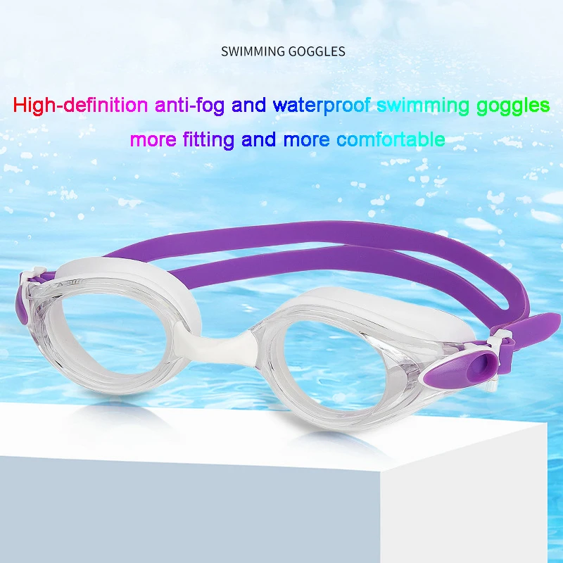

Adult Swimming Goggles Small Frame Hd Anti-Fog And Waterproof Racing Swimming Equipment Eye Protection Swimming Goggles