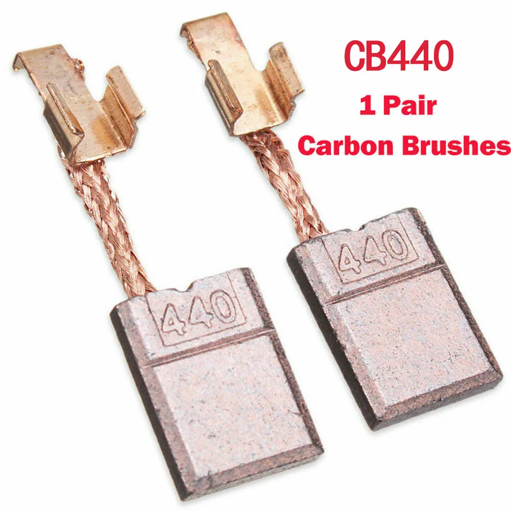 2pcs Motor Carbon Brush Cordless Electric Drill Graphite Brush For MAKITA CB440 DTD146 DHP456 DHP458 2pcs filter replacement part for profi care 8930377 pc bs 3037 a cordless handheld vacuum cleaner washable pre motor filter