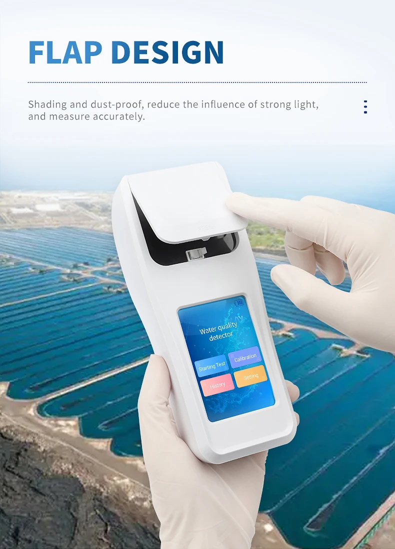 Handheld Water Quality Detector Ammonia Nitrogen Dissolved Oxygen Analyzer Chlor
