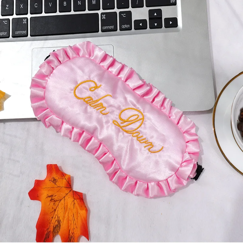 Simulated Silk Travel Shading Eye Mask Goggles Soft Comfortable Sleeping Shading High Qaulity Gifts Dropshipping 5
