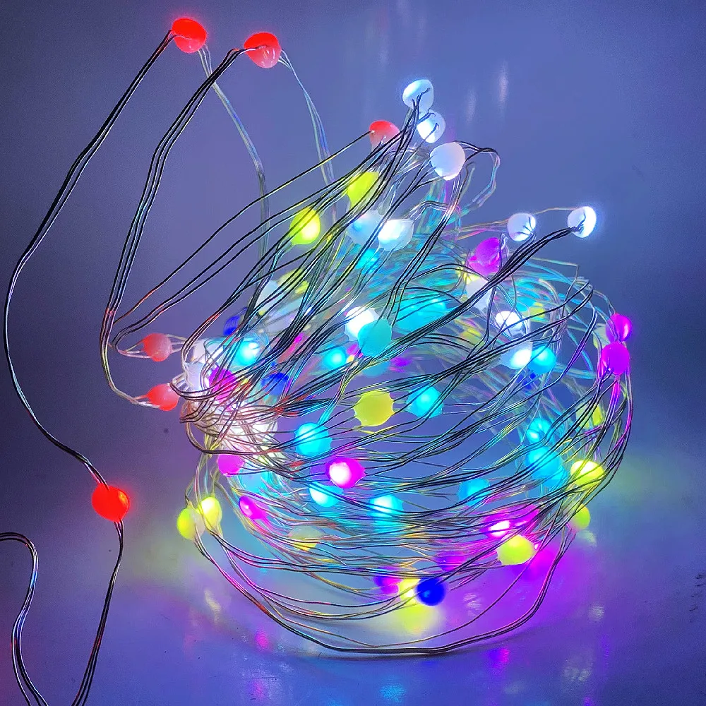 USB Christmas Wedding Party Decoration Lights WS2812B Pixels RGB Fairy