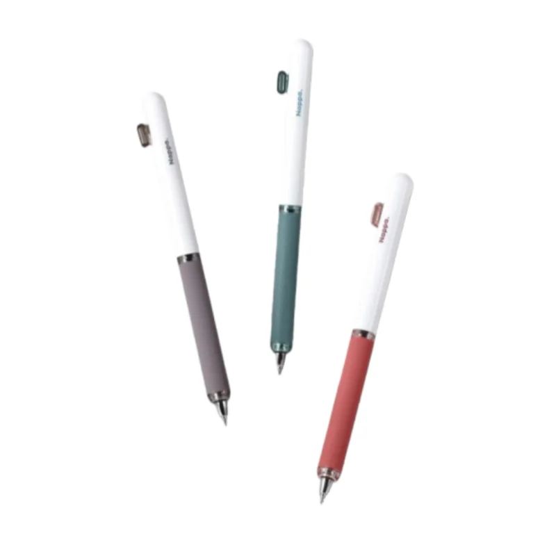 3-Pack of Gel Pens with Random Colors, Black Ink Refills, Suitable for Students, Smooth and Quick-Drying, Ideal for Writing Exercises, Black Signature Pens, Comfortable Grip, Smooth Writing, Continuou - 6