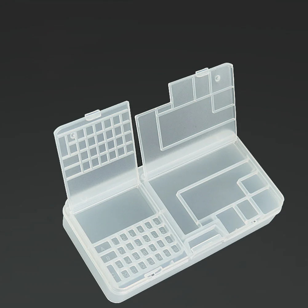 

Transparent Rectangle Plastic Storage Box Screw Holder Case Organizer Container Herramientas Ferramentas Tool Werkzeugkoffer