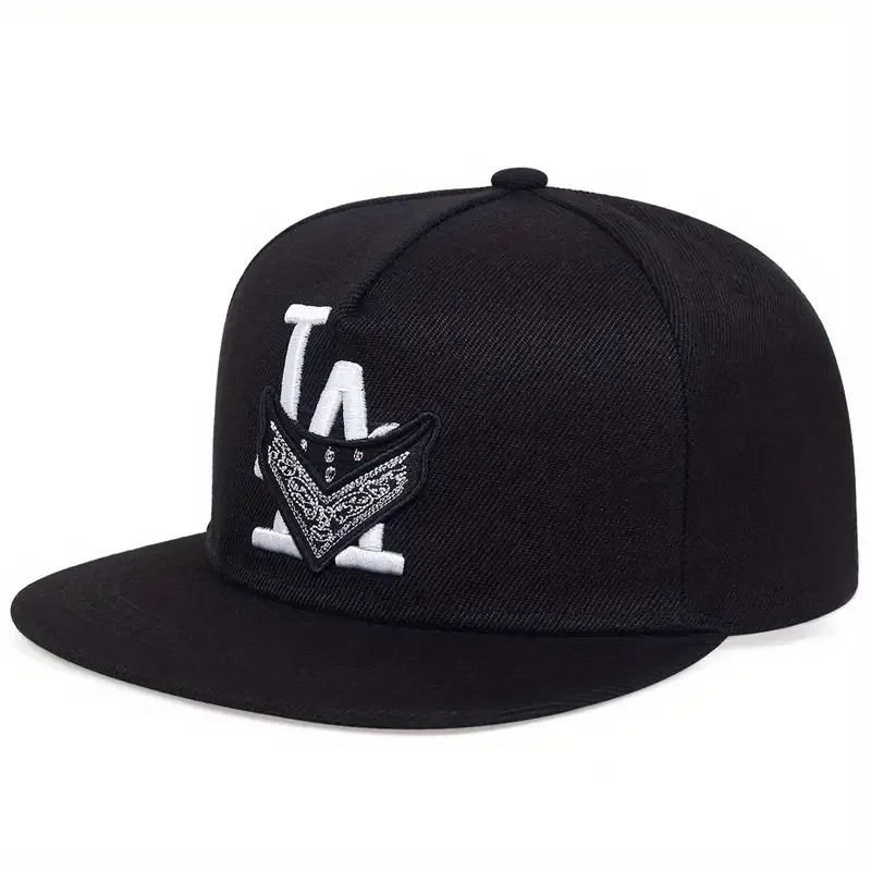 Unisex embroidered hip-hop hat outdoor adjustable casual baseball cap street personality style hip-hop hat leisure sun baseball cap