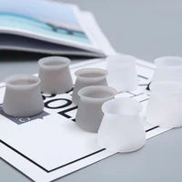 20Pcs Silicon Chair Leg Foot Covers Wooden Floor Protectors Non-slip Table Leg Pads Silent Wear Resistant Furniture Cushion Feet 2