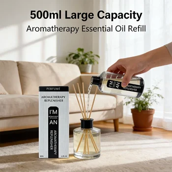Alternative view of 500ML Flameless Aromatherapy Hotel Hilton Lasting Aromatherapy Supplement Essential Oil for Air Home humidifier Aroma MachineNew