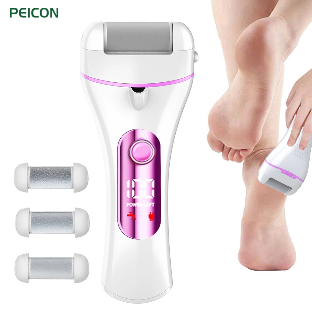 Feet Electric Sandpaper Rechargeable Foot Dead Skin Remover File Grinding  Removal Pedicure Calluses Heels Cracked Heels Portable - AliExpress