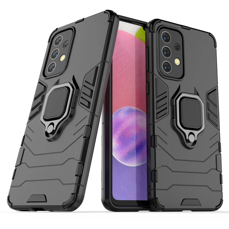 

For Samsung Galaxy A33 5G Case for Galaxy A33 5G Cover Shell Ring Kickstand Phone Cover for Samsung A33 A13 A53 A52s A54 A73 5G