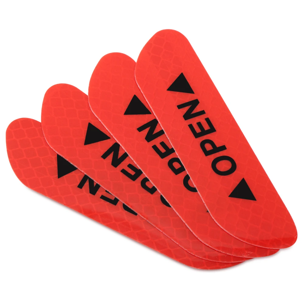 Car OPEN Reflective Sticker For nissan qashqai j11 j10 x-trail juke pathfinder almera tiida sunny micra k12 np300 te