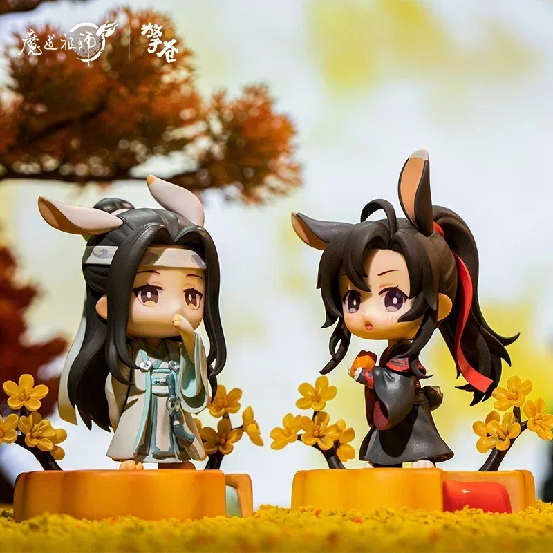 

В наличии Patriarch of Magic Dao набор экшн-фигурок Wei Wuxian Lan Wangji серия Mid-осень подставка для приглашения месяца Коллекционная модель