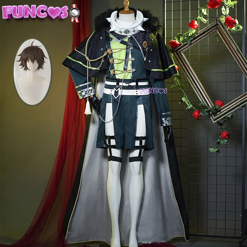 NU: Carnival Karu Cosplay Costume Wig Karu Cloak Uniform Hat Forgotten  Fruit Garu Guardian Military Uniform Game Cos Accessories