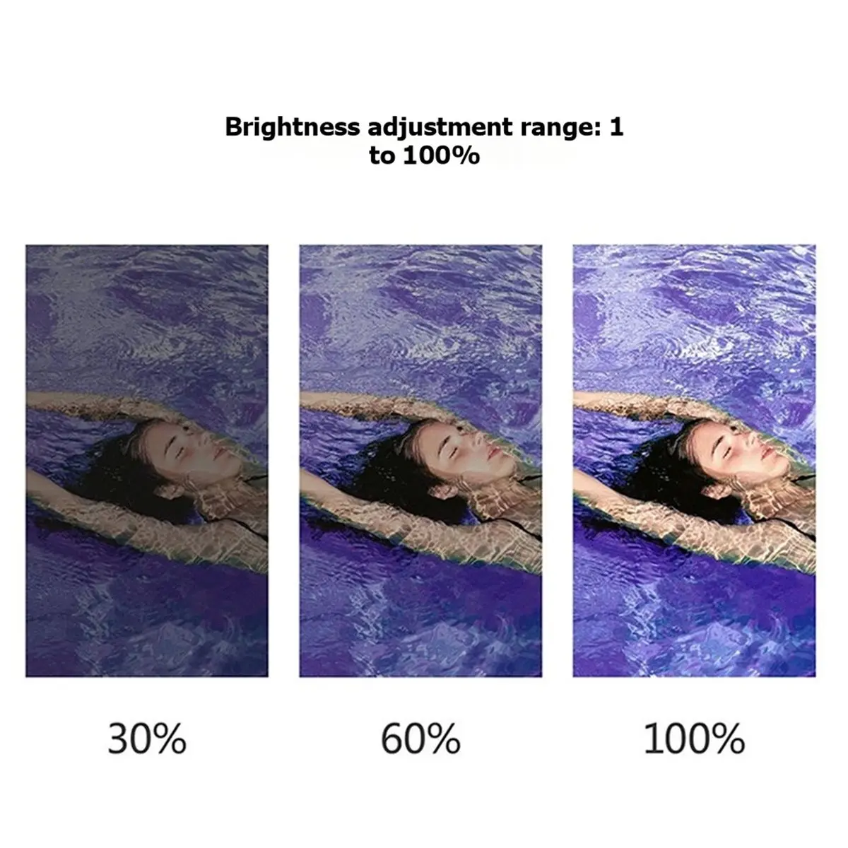 A10R 40M 방수 LED 비디오 필 라이트 다이빙 필 라이트 타입-C 충전 포트 수중 사진 조명