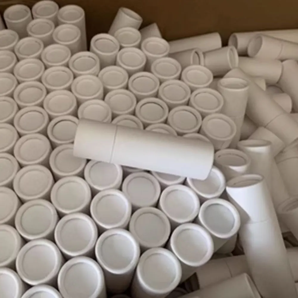50PCS Push-Up Tubes Lippenbalsam Kraft Papier Rohr Leere Lippenstift Rohr Abbaubare Kosmetische Behälter Solide Deodorant Paste Rohr – Detail 7