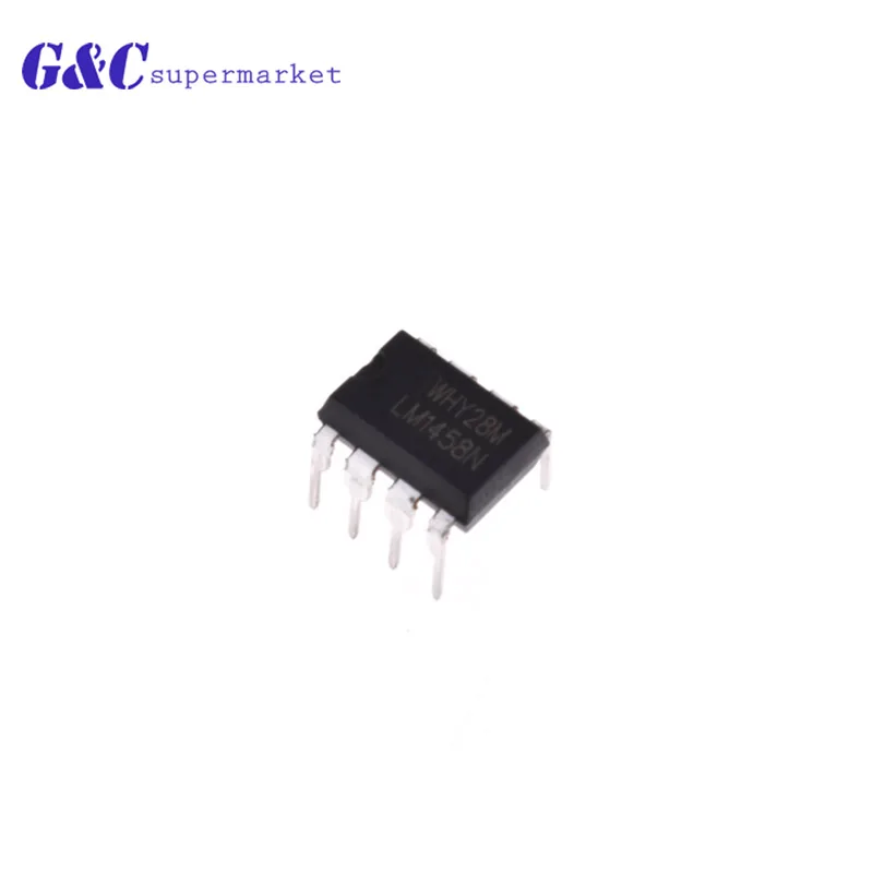 

10PCS LM1458N DIP-8 LM1458 IC OP AMP DUAL new and original