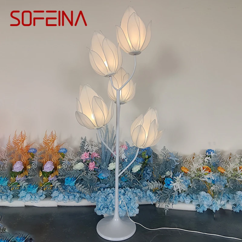 

SOFEINA Modern Yulan Flower Wedding Roadlight LED Light for Party Stage Road Festive Atmosphere Background Decoration