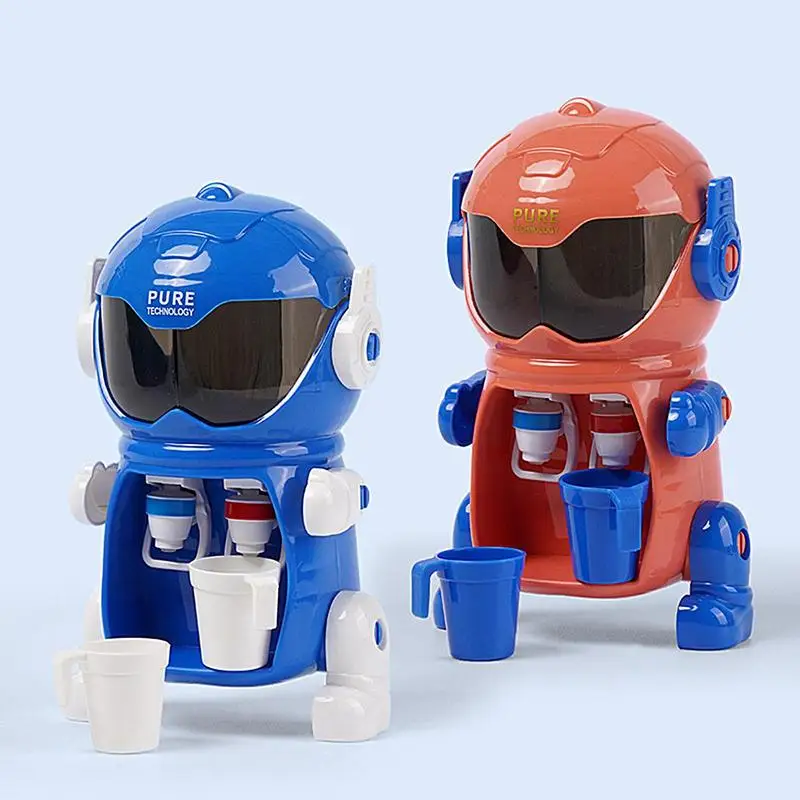 

Mini Water Dispenser Toy Small Robot Shaped Pretend Play Water Dispenser Toy Safe And Educational Cartoon Water Drinking Toy