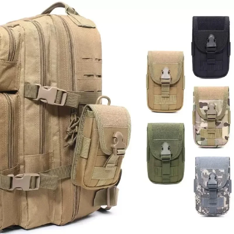 

Tactical Bag Army Combat EDC Molle Belt Pouch Military Men Outdoor Camping Climbing Phone Hunting Sport Phone Bag
