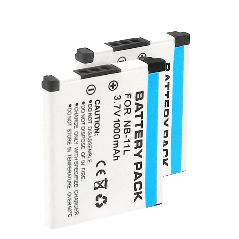 Rechargeable Battery Camera Battery Camera Battery Charger Rechargeable Battery Charger 1000mAh NB-11L NB11L NB 11L NB-11LH Battery + LCD Charger For Canon PowerShot A2300 A2400 IS A2500 A2600 A3400 IS A3500 IS