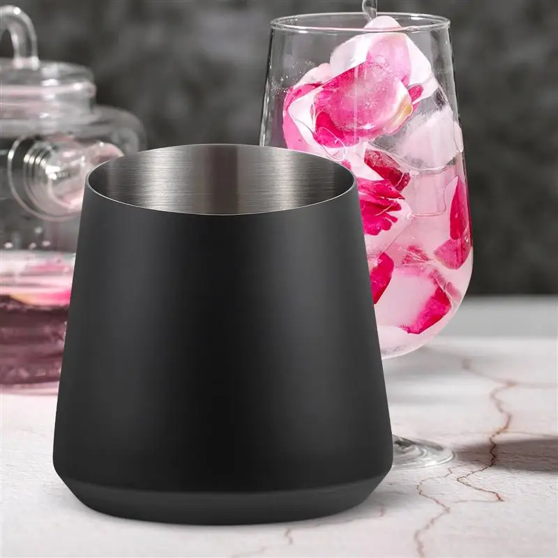 Stainless Steel Ice Bucket Champagne Wine Beer Cooler Chilling Bucket Ice Cube Barrel Container Bar Bartender Tools