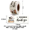 120pcs Cute Sanrio Kuromi My Melody Stickers Roll Kawaii Cartoon Thank You Sealing Labels Sticker Anime Vinyl Decoration Decals 6