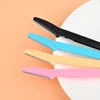 12Pcs Mix Color Eyebrow Razor Women Face and Body Safe Trimmer Hair Shaver Eye Brow Remover with Cover Small Makeup Tools Set 4