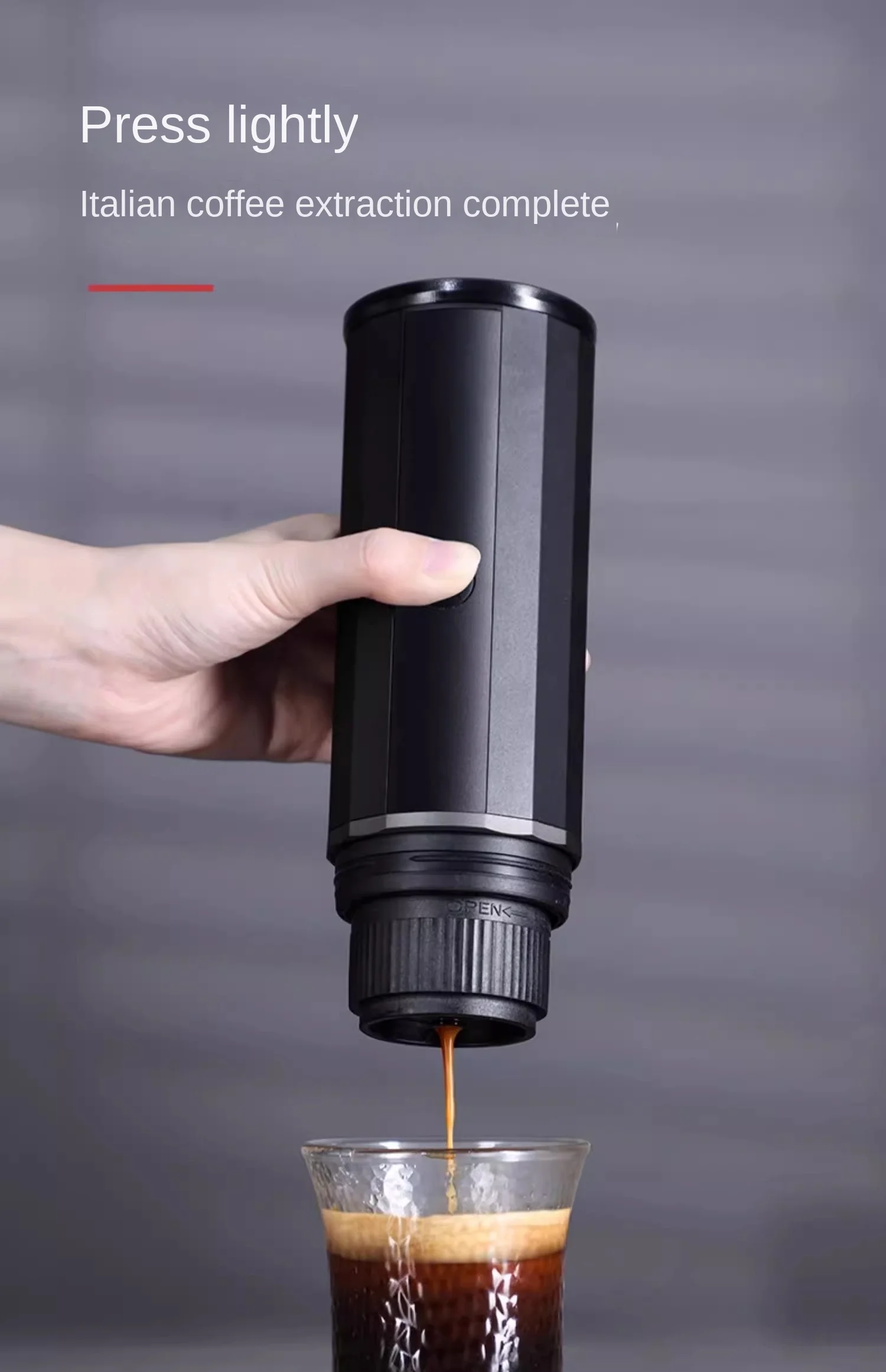 Hero automatic portable coffee machine Capsule coffee extractor Small outdoor pot for travelers