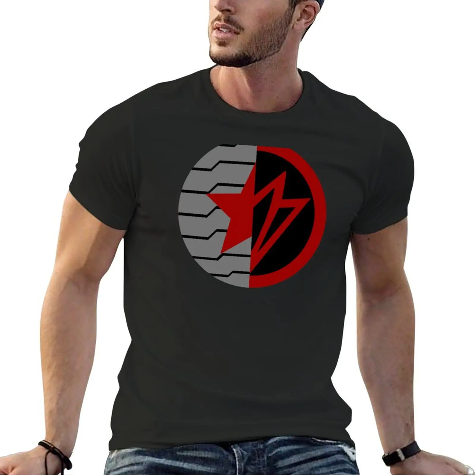 

Bucky and Sam T-Shirt anime stuff quick drying mens t shirts