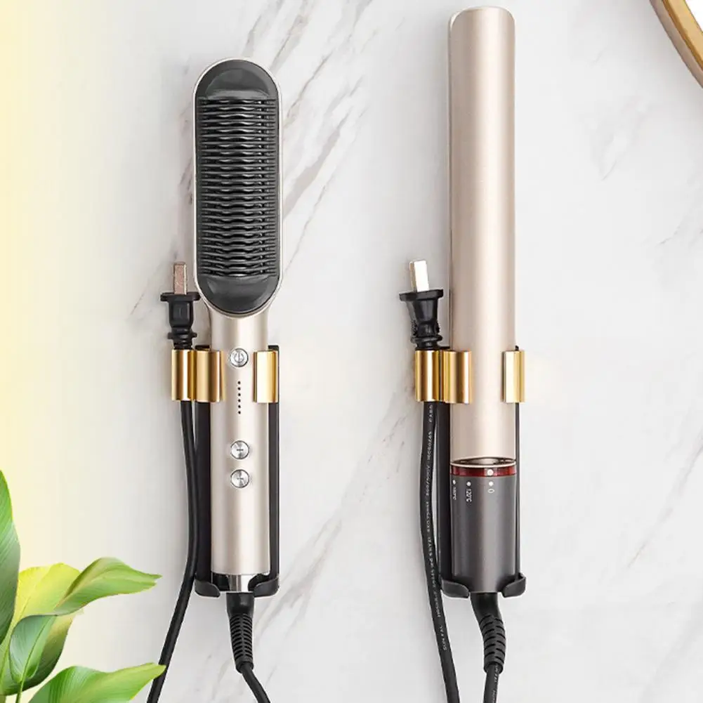 머리 직선 기 홀더 유용한 가정 용품 헤어 컬러 홀더 가정용 항공 알루미늄 헤어 컬링 아이언 주최자