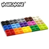 Marumine 2x2 Plate 100PCS DIY Building Blocks 3022 Baseplate Create MOC Bricks Parts Accessories Compatible Assembles Particles 1