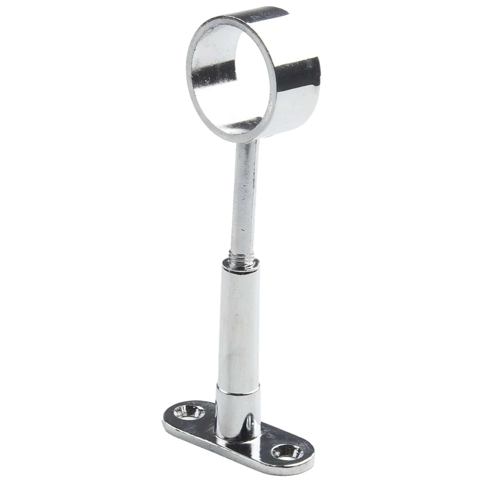 

Convenient Centre Support Bracket for 25mm For Wardrobe Rail Rod Socket Adjustable Length Durable and Reliable