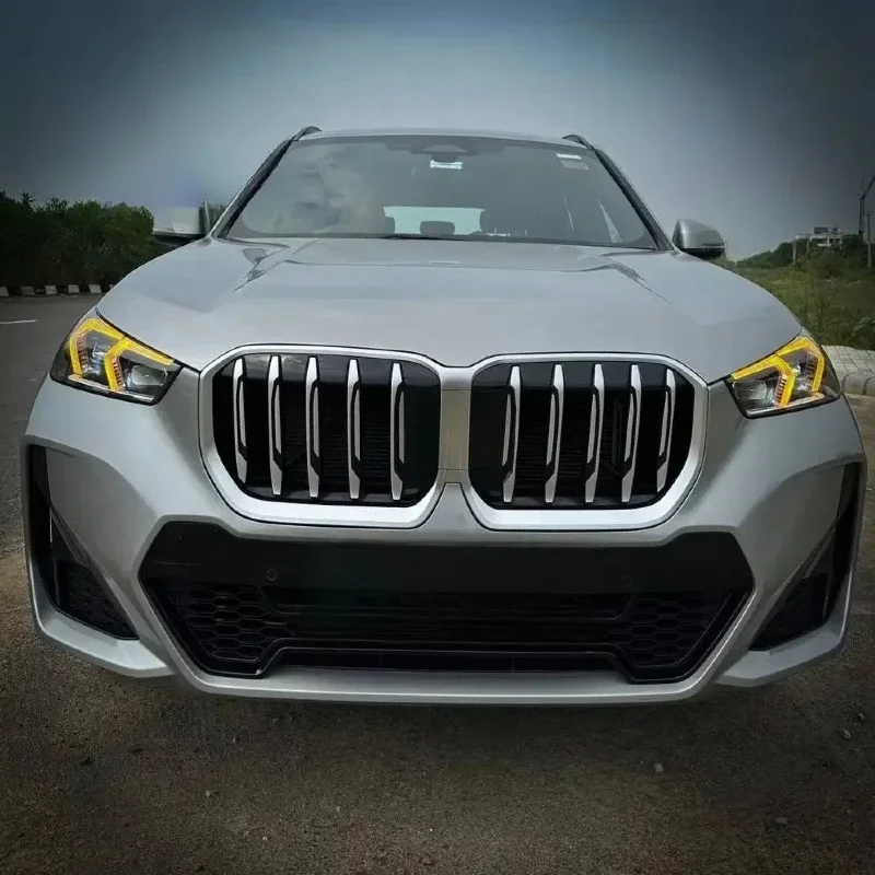 BMW U11 X1 U12 X2 2022 2023 LED 헤드라이트 화이트 주간 주행등 모듈 마이크로칩용 옐로우 엔젤 아이 DRL PCB 보드