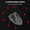 Fishing Tool Smart 40 Points V020 Sonar GPS Auto Return RC Bait Boat 2KG Loading 500M With Night Lights For Fishing Fish Finder 4