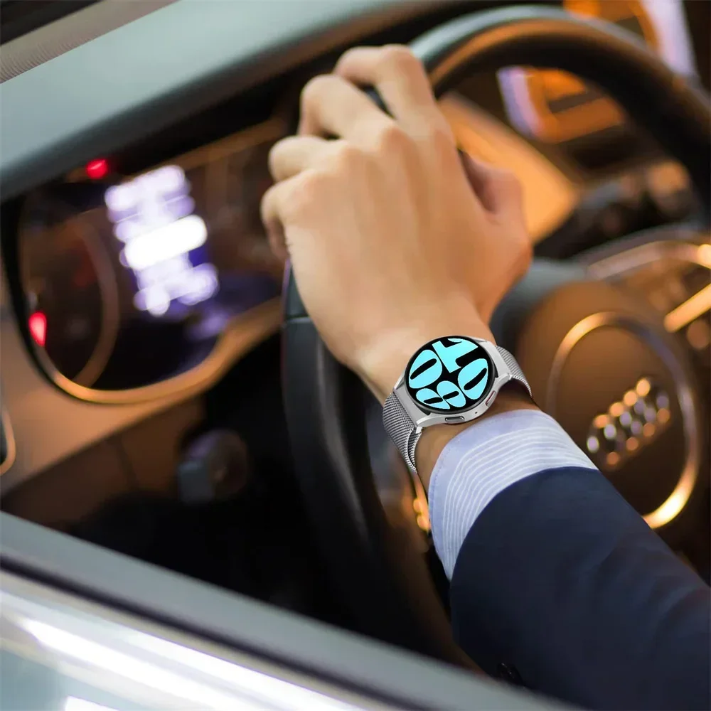 Sleek Milanese Loop Band for Smartwatches - No Gaps Design, Multiple Sizes