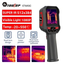TOOLTOP ET693C Super IR 512x384 Thermal Camera with 1080P Visible Camera Electronic HVAC Repair Thermal Imager 256*192 Sensor - Trending Best High-Ticket Dropshipping Products Product August 2026