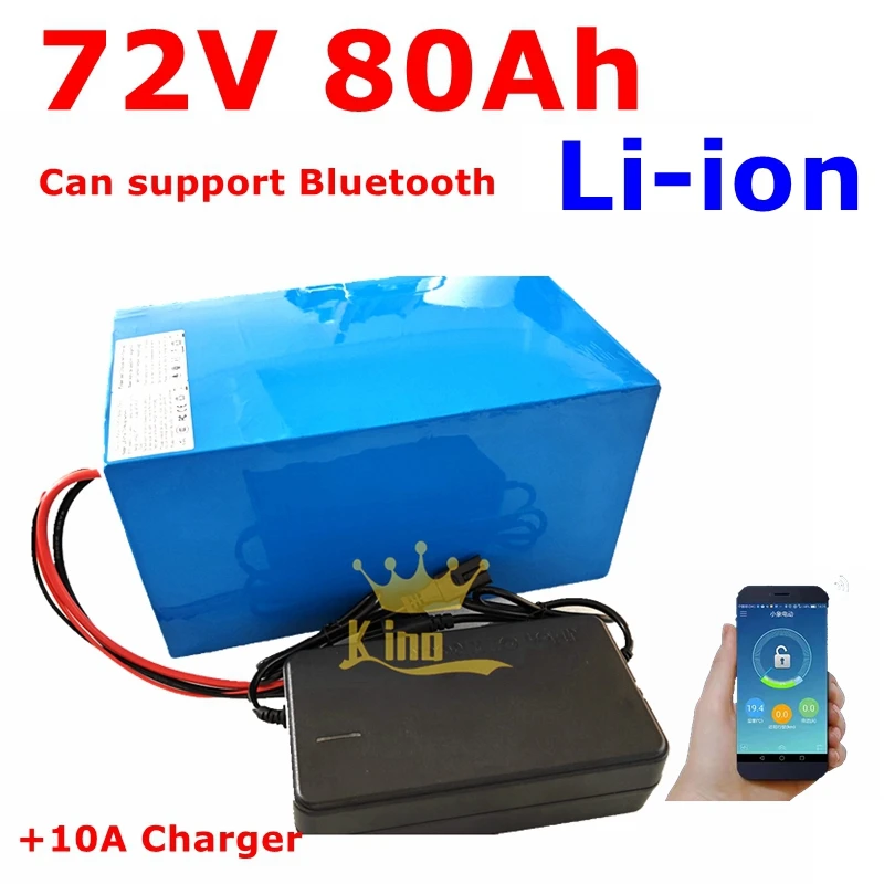 JCXYL EV Batterie Lithium-ion 52 Volts Pour Vélo électrique