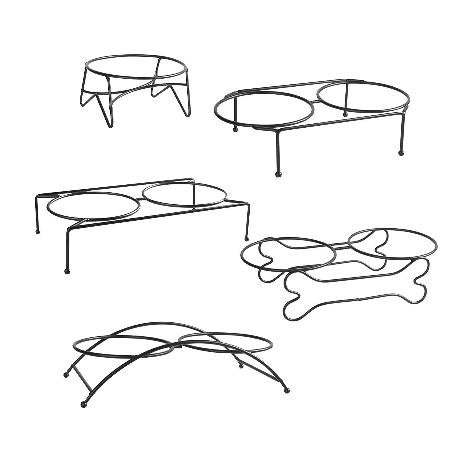 Interactive Dog Feeder Pet Slow Feed Bowl Rack Elevated Food and Water Station for Cats Large Dogs Easy Cleaning Design