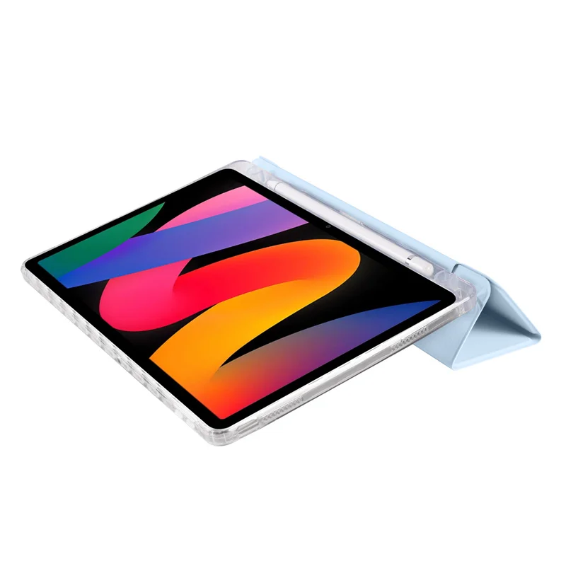 Clear Acrylic Back Trifold Stand Case
