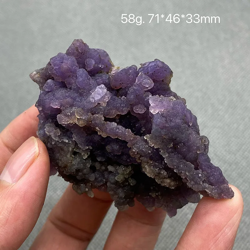 Natural grape agate mineral specimen stones and crystals healing crystals quartz gemstones free shipping