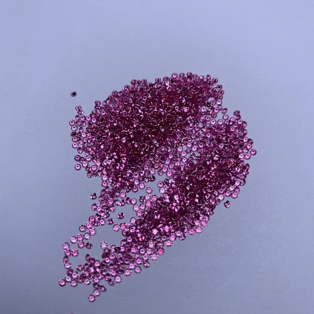 Pirmiana Wholesale Price 0.8-1.6mm Hot Red Natural Spinel Loose Melee Gemstone for Jewelry Making